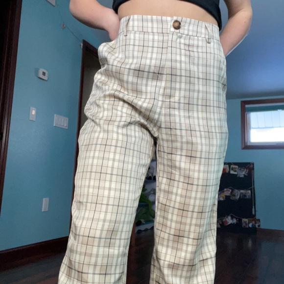 Shein Plaid Trousers - Picture 2 of 2